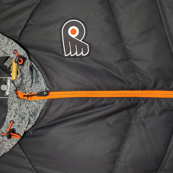 Philadelphia Flyers Men's Softshell Hybrid Zip Hooded Jacket Fanatics - XL NWT - Picture 2 of 9